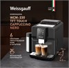 Кофемашина Weissgauff WCM-330 TFT Touch Cappuccino Nero 434500
