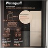 Холодильник Weissgauff WRK 2000 Total NoFrost Inverter Beige Glass 437 279 437279