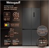 Холодильник Weissgauff WCD 450 Dark Grey NoFrost Inverter 437285 437285