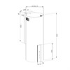 Вытяжка пристенная цилиндрическая KORTING KHC 35969 DN Cylinder 00000021886