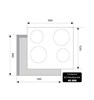 Встраиваемая электрическая варочная панель Lex EVH 640-0 BL chyo000207 - фото 32730