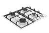 Газовая варочная панель HOTPOINT HGMT 642 WH,  независимая,  белый 869891100410