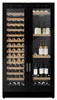 Встраиваемый винный шкаф CASO WineChef Duo 122 Black winechef duo 122 black