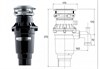 Измельчитель пищевых отходов Bone Crusher BC810 AS-Slim Line 4607813120107