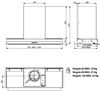Встраиваемая вытяжка Falmec VIRGOLA TOUCH NRS 60 cvjn60.e29p2#eu3490f