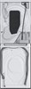 Колонна из стиральной и сушильной машин HAIER 336 10.5+10.5 кг cead26e00ru & cf0je0e00ru
