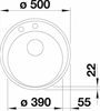 Мойка Blanco RIONA 45 Silgranit алюметаллик 521397