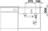 Мойка Blanco Subline 430/270-U Silgranit PuraDur 523152 темная скала 523152