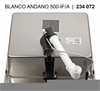 Мойка BLANCO ANDANO 500-IF/A нержавеющая сталь, клапан-автомат 525245