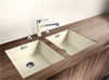 Мойка BLANCO SUBLINE 400-U Silgranit мягкий белый 527166