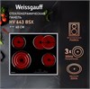 Электрическая варочная панель Weissgauff HV 643 BSX 424535