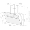 Каминная вытяжка Elica Majestic BL/A/90 prf0116967a - фото 34535