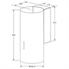 Вытяжка Meferi TUBE35IX ULTRA tube35ix ultra
