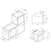 Встраиваемый электрический духовой шкаф Krona Breve 45 WH 00026333 - фото 34704