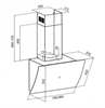 Каминная вытяжка Lex Plaza GS 600 white chti000366
