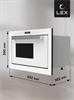 Встраиваемая микроволновая печь Lex Bimo 25.03 WH chve000010