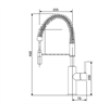 Смеситель Reginox CALDONAZZO 400267R00CH chrome 43893 43893