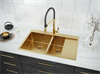 Мойка Paulmark KRONER 78/2SF PM227851-BGL брашированное золото, левая pm227851-bgl