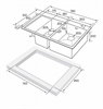 Мойка Paulmark KRONER 78/2SF PM227851-BGR брашированное золото, правая pm227851-bgr