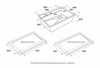 Мойка Paulmark NEXT-PRO 58 UNI PM705845-LG светлое золото pm705845-lg