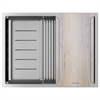 Paulmark NEXT-MULTI SINK 58 UNI, мойка, нержавеющая сталь брашированная pm785845-bs