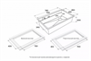 Мойка Paulmark NEXT-MULTI SINK 74 UNI PM787445-LG светлое золото pm787445-lg