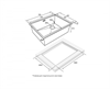 Мойка Paulmark SKEW 580 PM885844-BG брашированное золото pm885844-bg