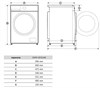 Узкая стиральная машина с паром Korting KWM 45IS148 S 00000021289