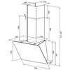 Каминная вытяжка Krona Kristen S 600 black/inox 00022837 - фото 35336