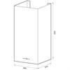 Каминная вытяжка Krona Dita R 400 inox PB 00026704 - фото 35374