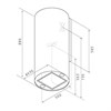 Каминная вытяжка Jetair Pipe WH/A/43 prf0099249a - фото 36076