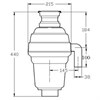 Измельчитель пищевых отходов Bone Crusher BC 1000-AS bc1000-as - фото 36959