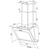 Каминная вытяжка Krona Liva 600 black S 00021523 - фото 37145