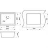 Кухонная мойка Paulmark GERA белый pm205546-wh - фото 37797