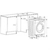 Встраиваемая стиральная машина Hansa WDHG814BIB 1190948 - фото 37963