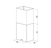Каминная вытяжка Maunfeld Box Push 40 черный ка-00015820 - фото 45439