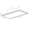 Встраиваемая вытяжка Elica Hilight-X H16 BL/A/100 prf0173443a - фото 46871