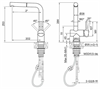 Смеситель для кухни Paulmark Dosse Do214418-401 антрацит do214418-401 - фото 48977