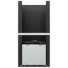 Каминная вытяжка Krona Dita R 400 black PB ка-00002602 - фото 49625