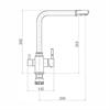 Смеситель для кухонной мойки Kuppersberg Geo KG2385CR white 00008367 - фото 53340