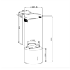 Островная вытяжка HOMSair ART 1050WL 35 белый ка-00013094 - фото 53508