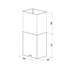 Каминная вытяжка Maunfeld Box Push 40 сталь ка-00015819 - фото 59637