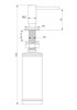 Дозатор для жидкого мыла Paulmark BREVIT D005-CR хром - фото 63796