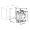 Встраиваемая стиральная машина Krona KALISA 1400 8K WHITE (KRWM108) - фото 64381