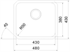 Кухонная мойка Oulin OL-U104 ol-u104 - фото 64501
