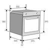 Встраиваемый электрический духовой шкаф Candy FCP 100 W/E 33703380 - фото 67906