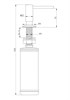 Дозатор для жидкого мыла Paulmark BREVIT D005-CR хром - фото 70710