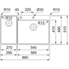 Кухонная мойка Franke Box Center BWX 220-54-27 TL (127.0538.260) 127.0538.260 - фото 72265