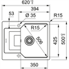 Кухонная мойка Franke UBG 611-62 белый (114.0595.320) 114.0595.320 - фото 72654