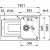 Кухонная мойка Franke UBG 611-78 бежевый (114.0595.338) 114.0595.338 - фото 72663
